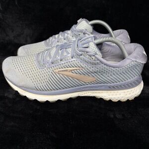 Brooks Adrenaline GTS 20 1202961B073 Women US 10.5 B Running Shoes Gray Sneakers